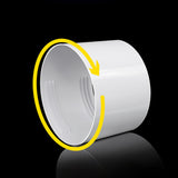 Maxbell Exhaust Hose Coupler Easy Installation Vent Hose Coupler Converter Connector 130MM