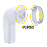 Maxbell Round Interface Adapter Window Adapter Round Portable AC Exhaust Accessories