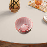Maxbell Ceramic Tea Cup with Tea Pet Miniature Figurine for Living Room Office Decor 120ml