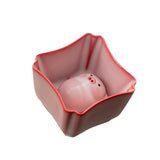 Maxbell Ceramic Tea Cup with Tea Pet Miniature Figurine for Living Room Office Decor 110ml