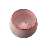 Maxbell Ceramic Tea Cup with Tea Pet Miniature Figurine for Living Room Office Decor 170ml