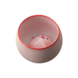 Maxbell Ceramic Tea Cup with Tea Pet Miniature Figurine for Living Room Office Decor 170ml