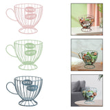 Maxbell Coffee Capsule Organizer Storage Basket Display Home Decor Coffee Pod Holder Pink