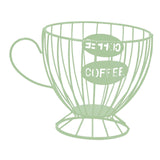 Maxbell Coffee Capsule Organizer Storage Basket Display Home Decor Coffee Pod Holder Green