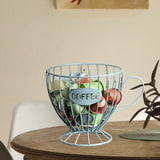 Maxbell Coffee Capsule Organizer Storage Basket Display Home Decor Coffee Pod Holder Blue