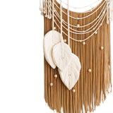 Maxbell Macrame Wall Hanging Art Braided Tassels for Background Wedding Nursery Room Khaki