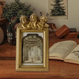 Maxbell Vintage Picture Frame Farmhouse 6" Universal Wall Mount and Tabletop Display