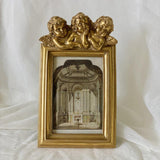 Maxbell Vintage Picture Frame Farmhouse 6" Universal Wall Mount and Tabletop Display