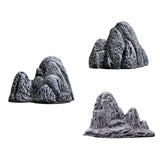 Maxbell Stone Aquarium Decoration Faux Decorative for Garden Landscaping Aquascaping A