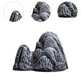 Maxbell Stone Aquarium Decoration Faux Decorative for Garden Landscaping Aquascaping A