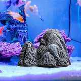 Maxbell Stone Aquarium Decoration Faux Decorative for Garden Landscaping Aquascaping A