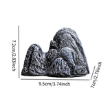 Maxbell Stone Aquarium Decoration Faux Decorative for Garden Landscaping Aquascaping A