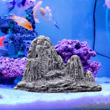 Maxbell Stone Aquarium Decoration Faux Decorative for Garden Landscaping Aquascaping C
