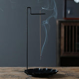 Maxbell Upside Down Incense Holder Ash Catcher Decorative Iron for Home Office Party