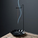 Maxbell Upside Down Incense Holder Ash Catcher Decorative Iron for Home Office Party