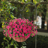 Maxbell Hanging Artificial Flowers Basket Ornament Plant Hanger for Yard Lawn Garden Rose