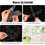 Maxbell Acrylic Beverage Dispenser Stand Cake Food Photography Prop Rack for Parties