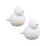 Maxbell 2 Pieces Ceramic Toilet Bolt Covers Stylish Toilet Decor Bathroom Decoration