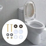 Maxbell Toilet Bowl to Floor Bolts with Screws Nuts Washers Toilet Floor Bolts A Set