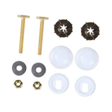 Maxbell Toilet Bowl to Floor Bolts with Screws Nuts Washers Toilet Floor Bolts A Set