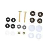 Maxbell Toilet Bowl to Floor Bolts with Screws Nuts Washers Toilet Floor Bolts B Set