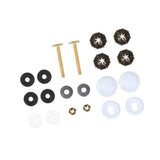 Maxbell Toilet Bowl to Floor Bolts with Screws Nuts Washers Toilet Floor Bolts B Set