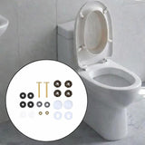 Maxbell Toilet Bowl to Floor Bolts with Screws Nuts Washers Toilet Floor Bolts B Set