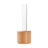 Maxbell Mini Glass Plant Pot Kids Adults Kitchen Test Tube Flower Vase Fridge Magnet Column 5x12cm