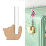 Maxbell Mini Glass Plant Pot Kids Adults Kitchen Test Tube Flower Vase Fridge Magnet Dog 6x12cm