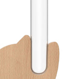 Maxbell Mini Glass Plant Pot Kids Adults Kitchen Test Tube Flower Vase Fridge Magnet Dog 6x12cm