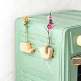 Maxbell Mini Glass Plant Pot Kids Adults Kitchen Test Tube Flower Vase Fridge Magnet Whale 7.5x12cm