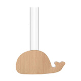 Maxbell Mini Glass Plant Pot Kids Adults Kitchen Test Tube Flower Vase Fridge Magnet Whale 7.5x12cm