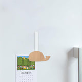 Maxbell Mini Glass Plant Pot Kids Adults Kitchen Test Tube Flower Vase Fridge Magnet Whale 7.5x12cm