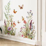 Maxbell 2x Floral Spring Wall Sticker Practical for Tile Surface Kitchen Living Room