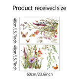 Maxbell 2x Floral Spring Wall Sticker Practical for Tile Surface Kitchen Living Room