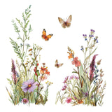 Maxbell 2x Floral Spring Wall Sticker Practical for Tile Surface Kitchen Living Room
