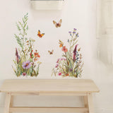 Maxbell 2x Floral Spring Wall Sticker Practical for Tile Surface Kitchen Living Room