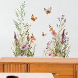 Maxbell 2x Floral Spring Wall Sticker Practical for Tile Surface Kitchen Living Room
