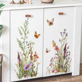 Maxbell 2x Floral Spring Wall Sticker Practical for Tile Surface Kitchen Living Room