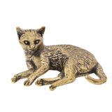 Maxbell Miniature Cat Figurine Artwork for Anniversary Table Centerpiece Dining Room