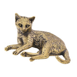 Maxbell Miniature Cat Figurine Artwork for Anniversary Table Centerpiece Dining Room