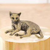 Maxbell Miniature Cat Figurine Artwork for Anniversary Table Centerpiece Dining Room