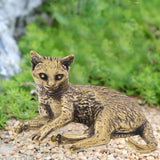 Maxbell Miniature Cat Figurine Artwork for Anniversary Table Centerpiece Dining Room