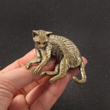 Maxbell Miniature Cat Figurine Artwork for Anniversary Table Centerpiece Dining Room