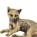 Maxbell Miniature Cat Figurine Artwork for Anniversary Table Centerpiece Dining Room