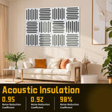 Maxbell 3D Acoustic Wall Panel Premium Acoustic Wall Tile for Bedroom Indoor Kitchen