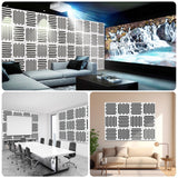 Maxbell 3D Acoustic Wall Panel Premium Acoustic Wall Tile for Bedroom Indoor Kitchen