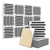 Maxbell 3D Acoustic Wall Panel Premium Acoustic Wall Tile for Bedroom Indoor Kitchen