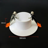 Maxbell Ceiling Hole Cover Plate Round Decorative Cap Access Panel for Glass Kitchen S