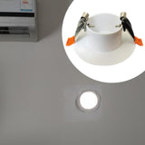 Maxbell Ceiling Hole Cover Plate Round Decorative Cap Access Panel for Glass Kitchen S